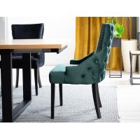 Scaun Tapitat GEORGE VELVET Genarom SN Albastru / Bluvel 86
